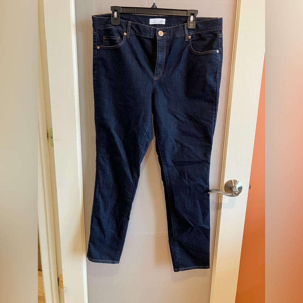 Loft woman’s size 14 modern skinny jeans